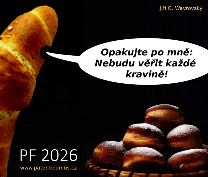Vzpoura v PENAMU, koblihy, PF 2026, Pater Boemus