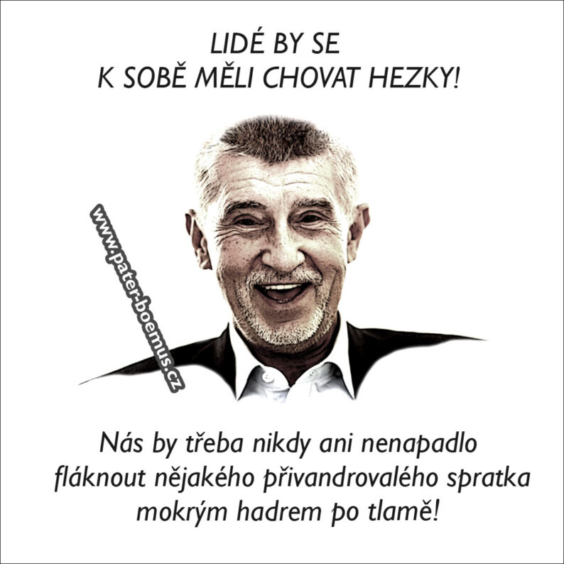 Babiš, Bureš, Pater Boemus, spratek, hornouherský šmelinář